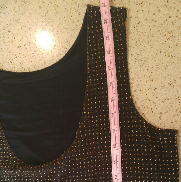 Ann Taylor Shimmer Gold Beaded Tank - Picture 6 of 10